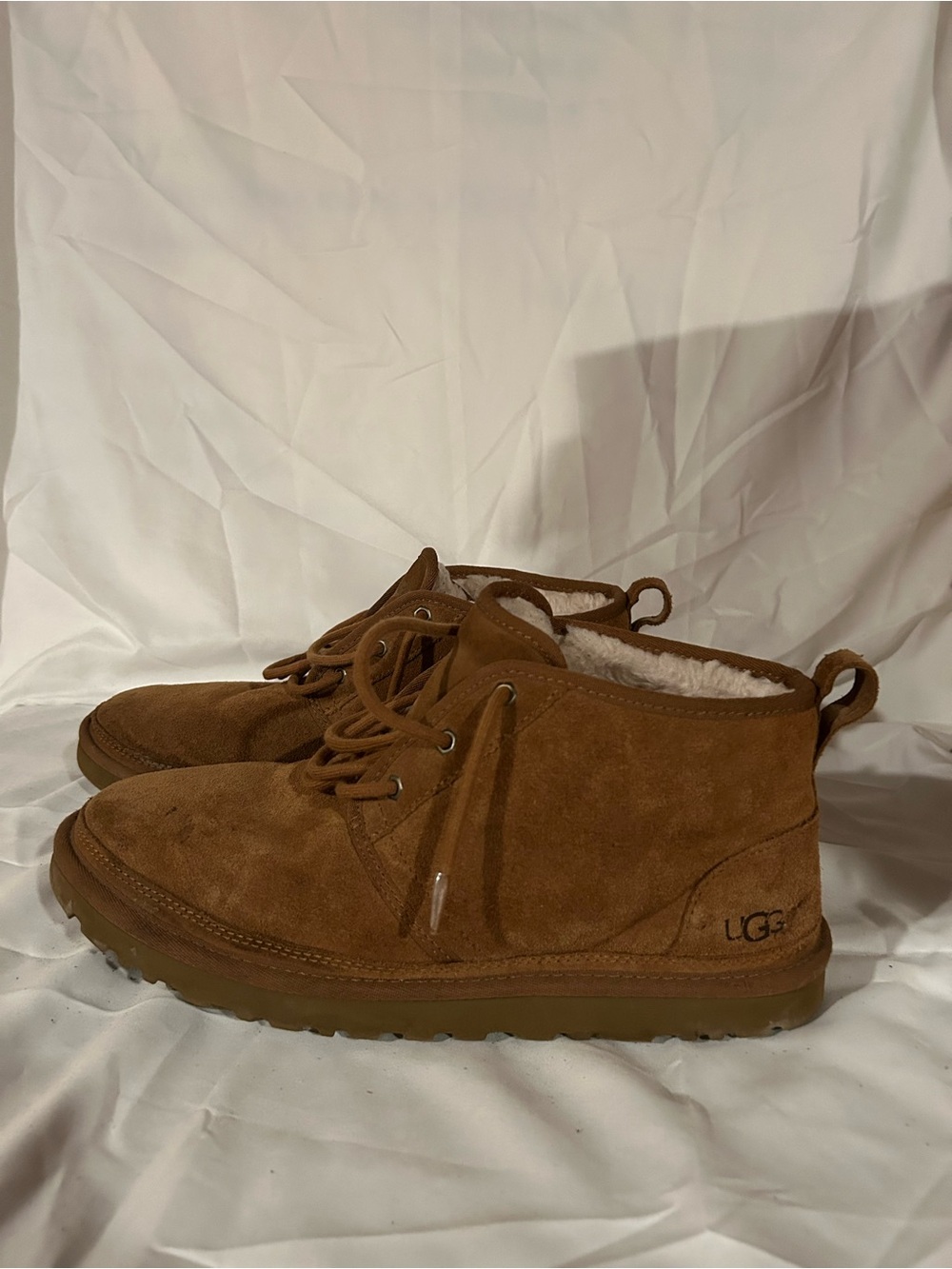 UGG Neumel Chestnut Suede Chukka Boots (Size 12)